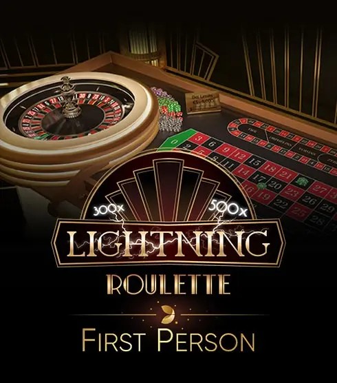 Enjoy First Person Lightning Roulette by Evolution – logo hosted on betico-ca.com