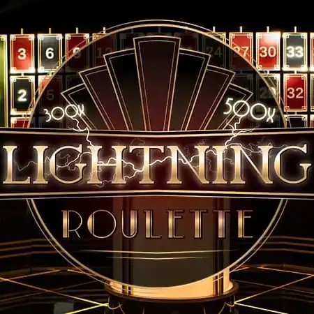 Lightning Roulette game by Evolution – logo hosted on Betico Casino